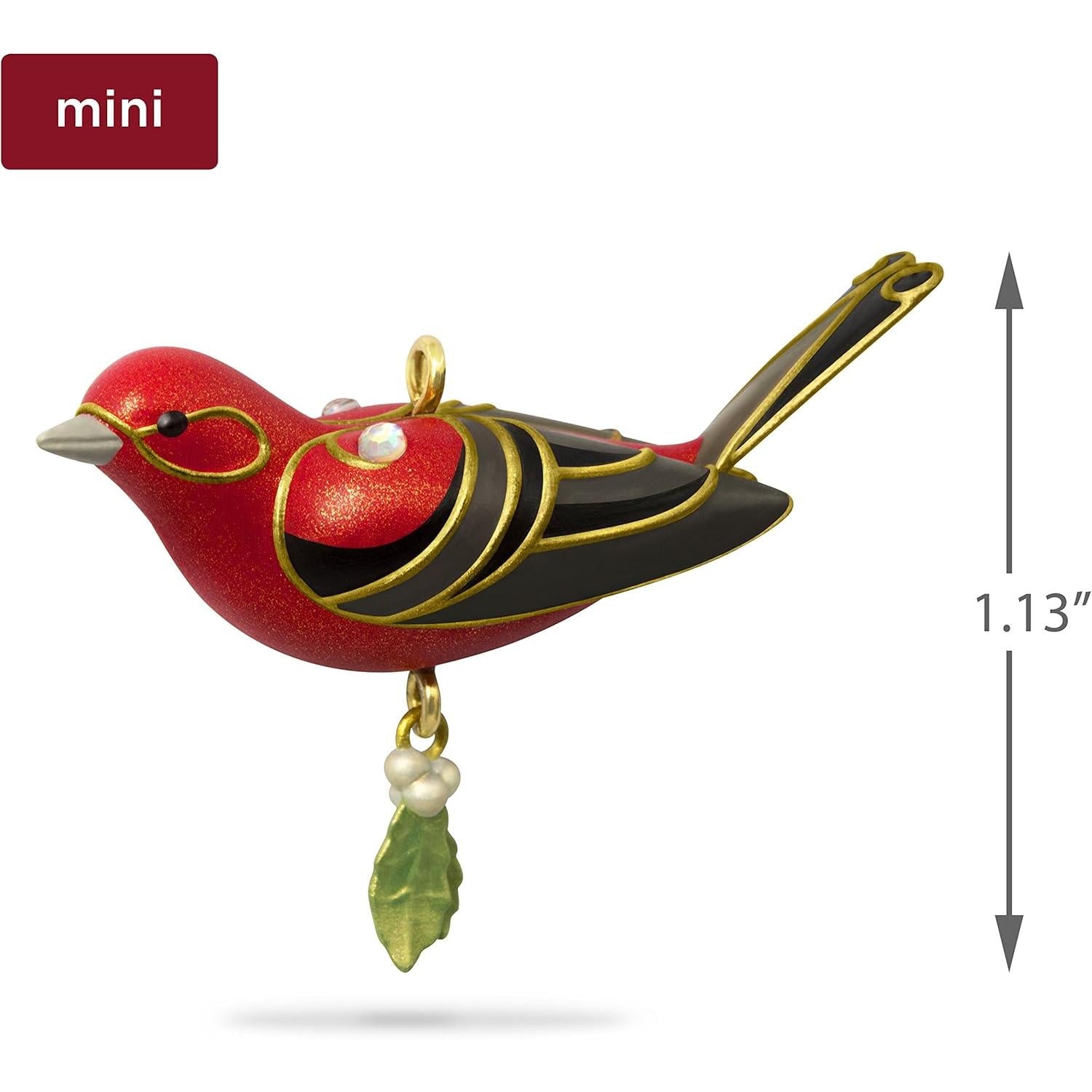 2018 Red Tanager Hallmark Ornament (Beauty of Birds) QXM8176