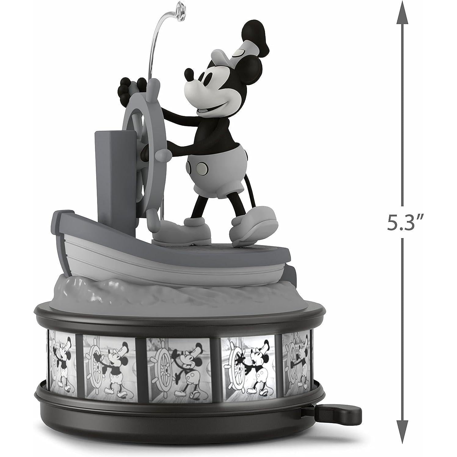 2018 Steamboat Willie Hallmark Ornament (Mickey Mouse & Friends) QXD6206