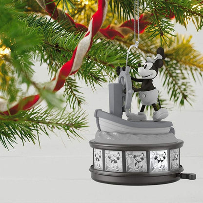 2018 Steamboat Willie Hallmark Ornament (Mickey Mouse & Friends) QXD6206