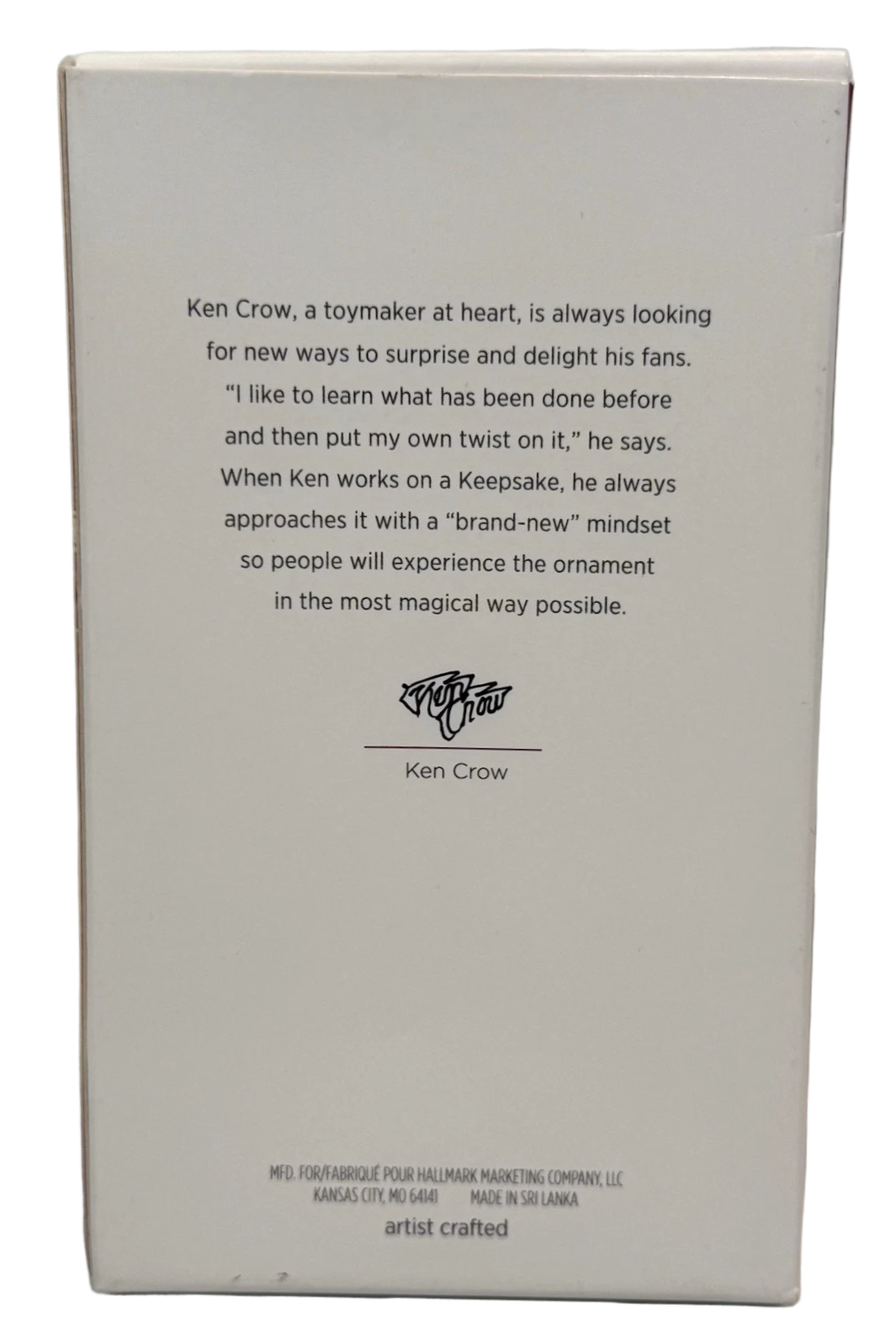 2018 Toymaker Santa Hallmark Ornament (Toymaker Santa) QX9393