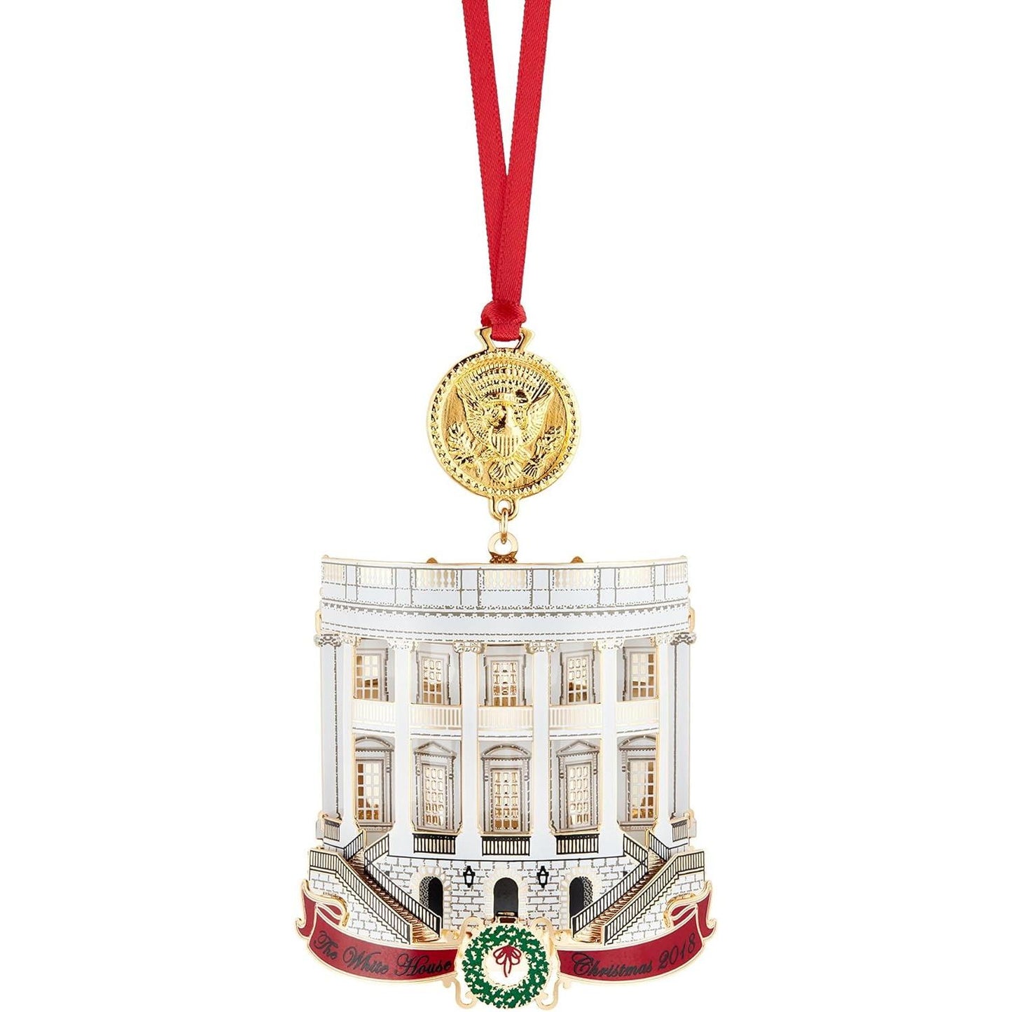 B079Y82Q3F 2018 White House Historical Association (Christmas Ornament) Image1
