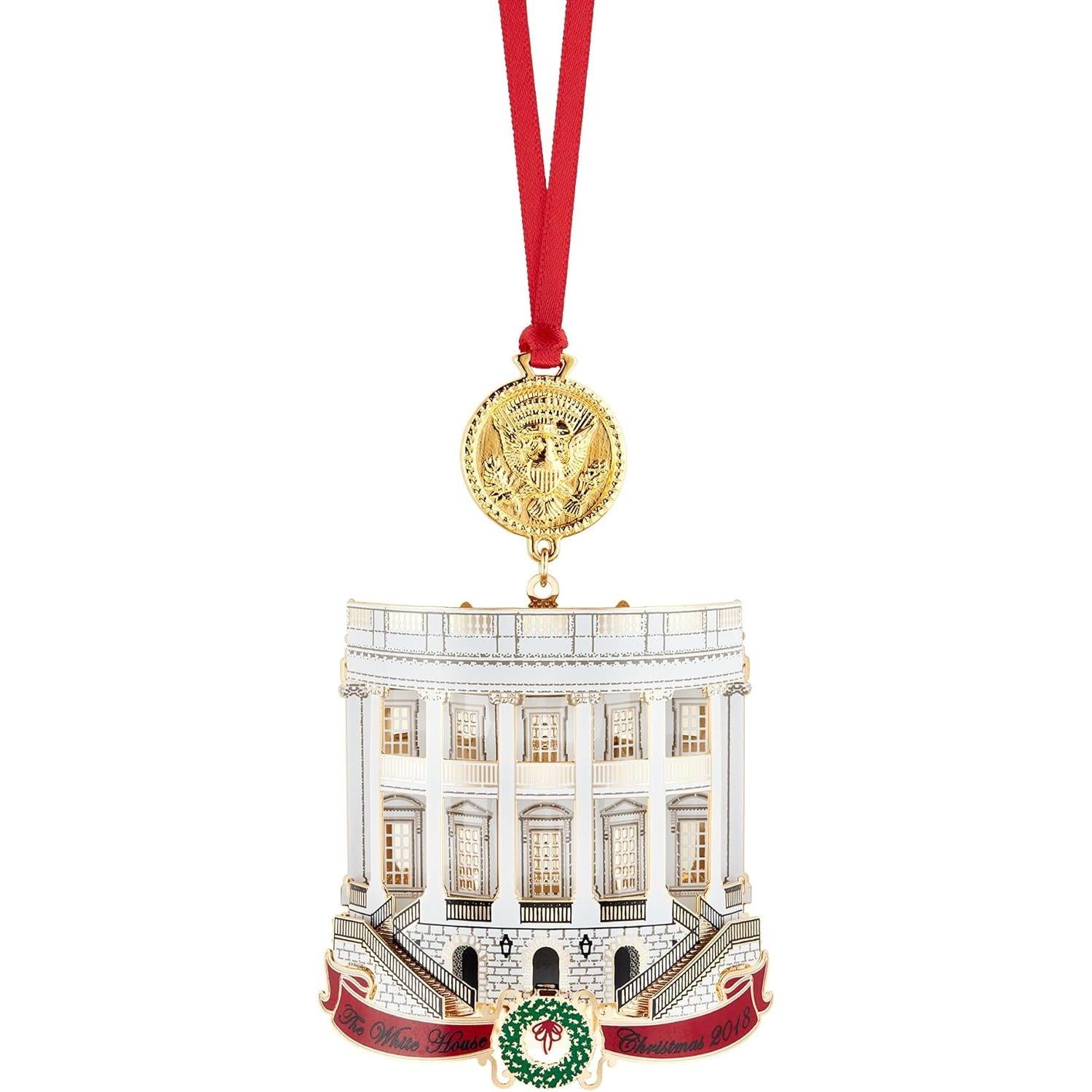 B079Y82Q3F 2018 White House Historical Association (Christmas Ornament) Image1