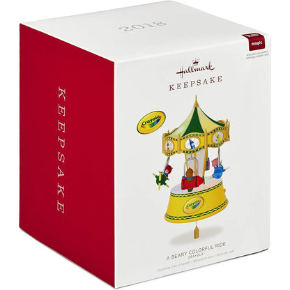 2018 A Beary Colorful Ride Hallmark Ornament (Crayola) QGO1913