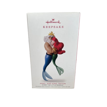 2018 Ariel and King Triton Hallmark Ornament (The Little Mermaid) QXD6296