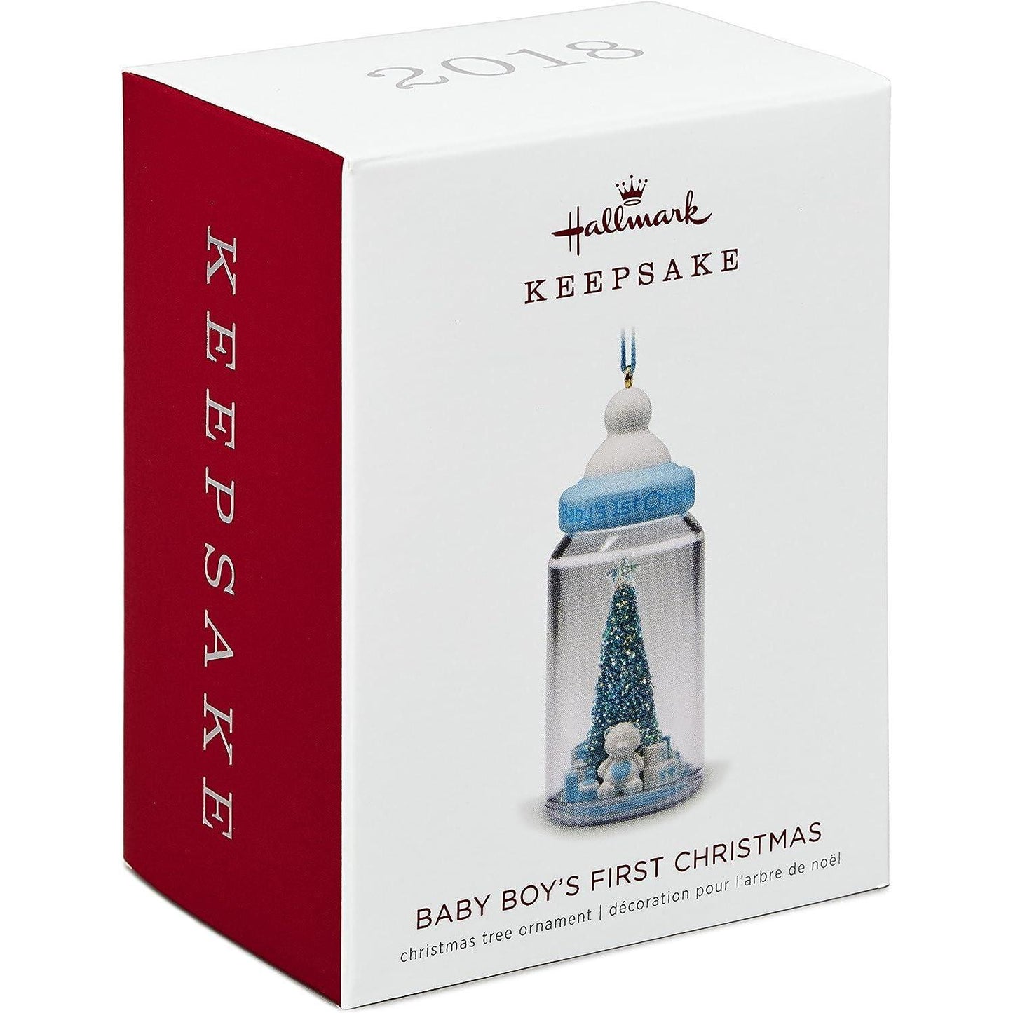2018 Baby Boy's First Christmas Hallmark Ornament (Baby's First Christmas) QGO1706