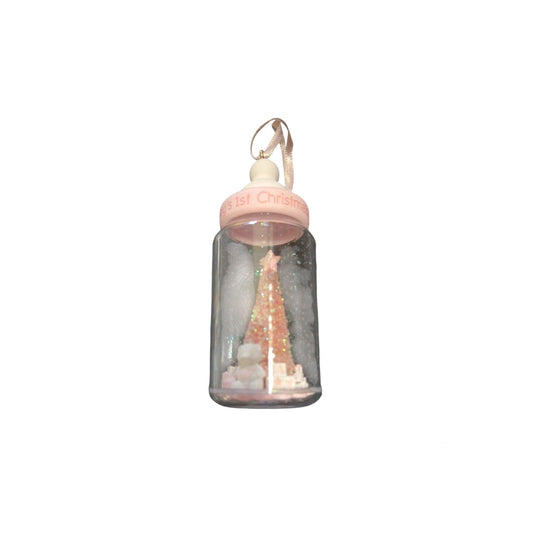 2018 Baby Girl’s First Christmas (Baby’s First Christmas) Hallmark Ornament QGO1713 Image1