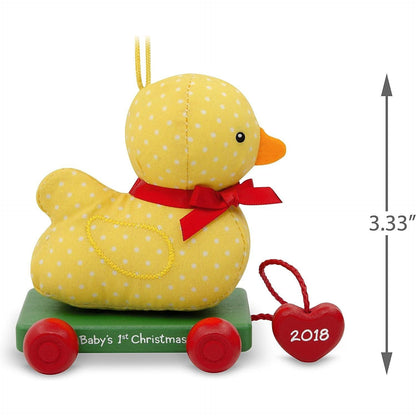 QGO1703 2018 Baby's First Christmas (Baby First Christmas) Image4