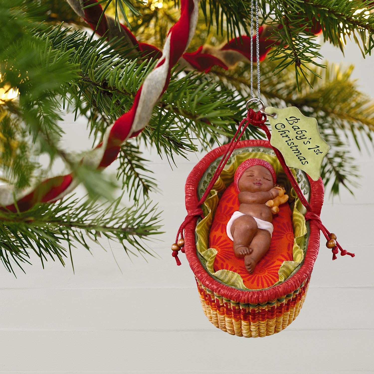 2018 Baby's First Christmas Hallmark Ornament (Baby's First Christmas) QSM7816