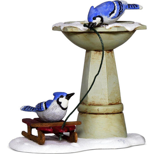 2018 Bathing Blue Jays Hallmark Ornament (Nature's Sketchbook) QX9473
