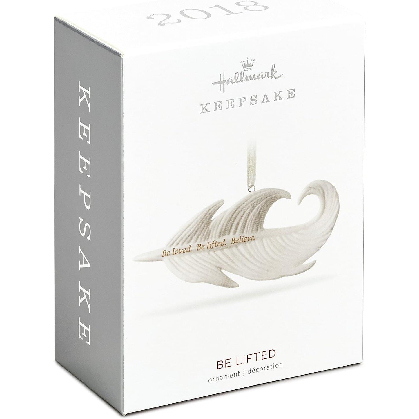 2018 Be Lifted Hallmark Ornament (Feather) QHX4033