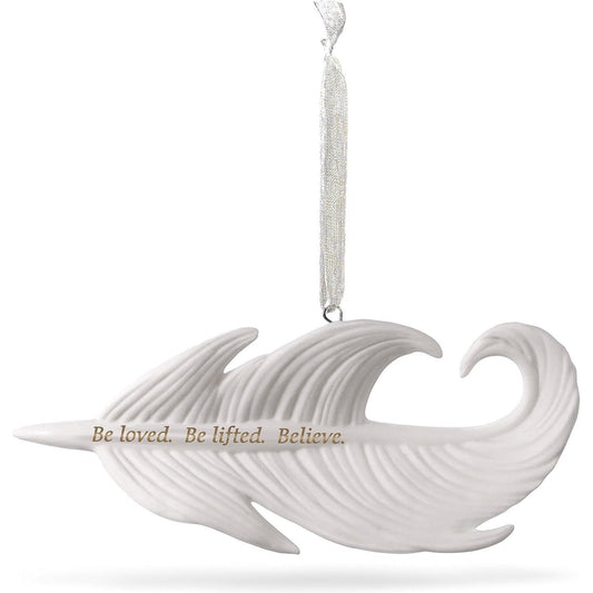 2018 Be Lifted Hallmark Ornament (Feather) QHX4033