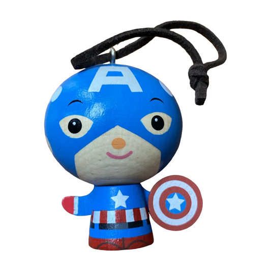 2018 Captain America Hallmark Ornament (Super Heroes) QXI3406 Image1