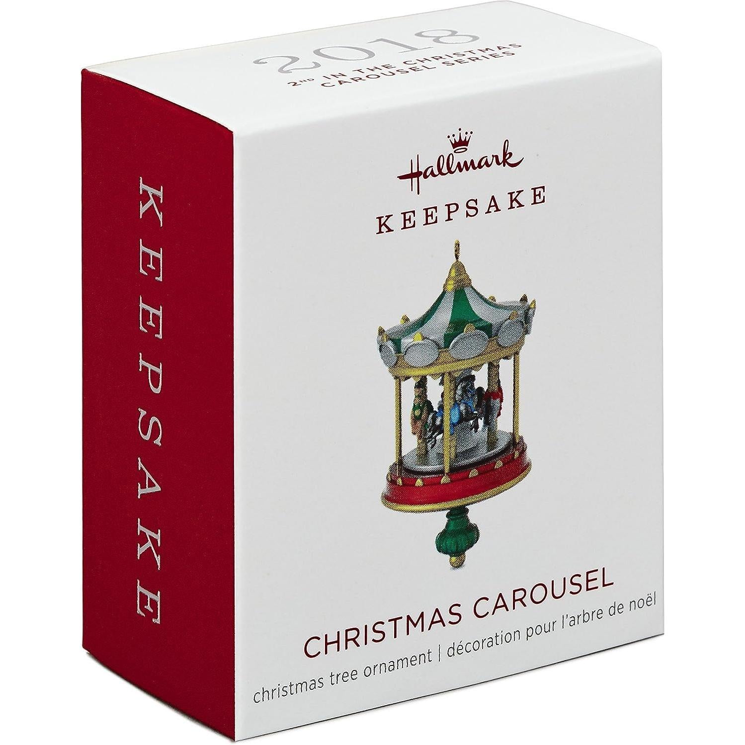 2018 Christmas Carousel Hallmark Ornament (Christmas Carousel) QXM8173