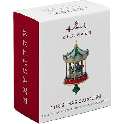 2018 Christmas Carousel Hallmark Ornament (Christmas Carousel) QXM8173