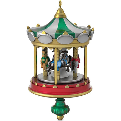 2018 Christmas Carousel Hallmark Ornament (Christmas Carousel) QXM8173