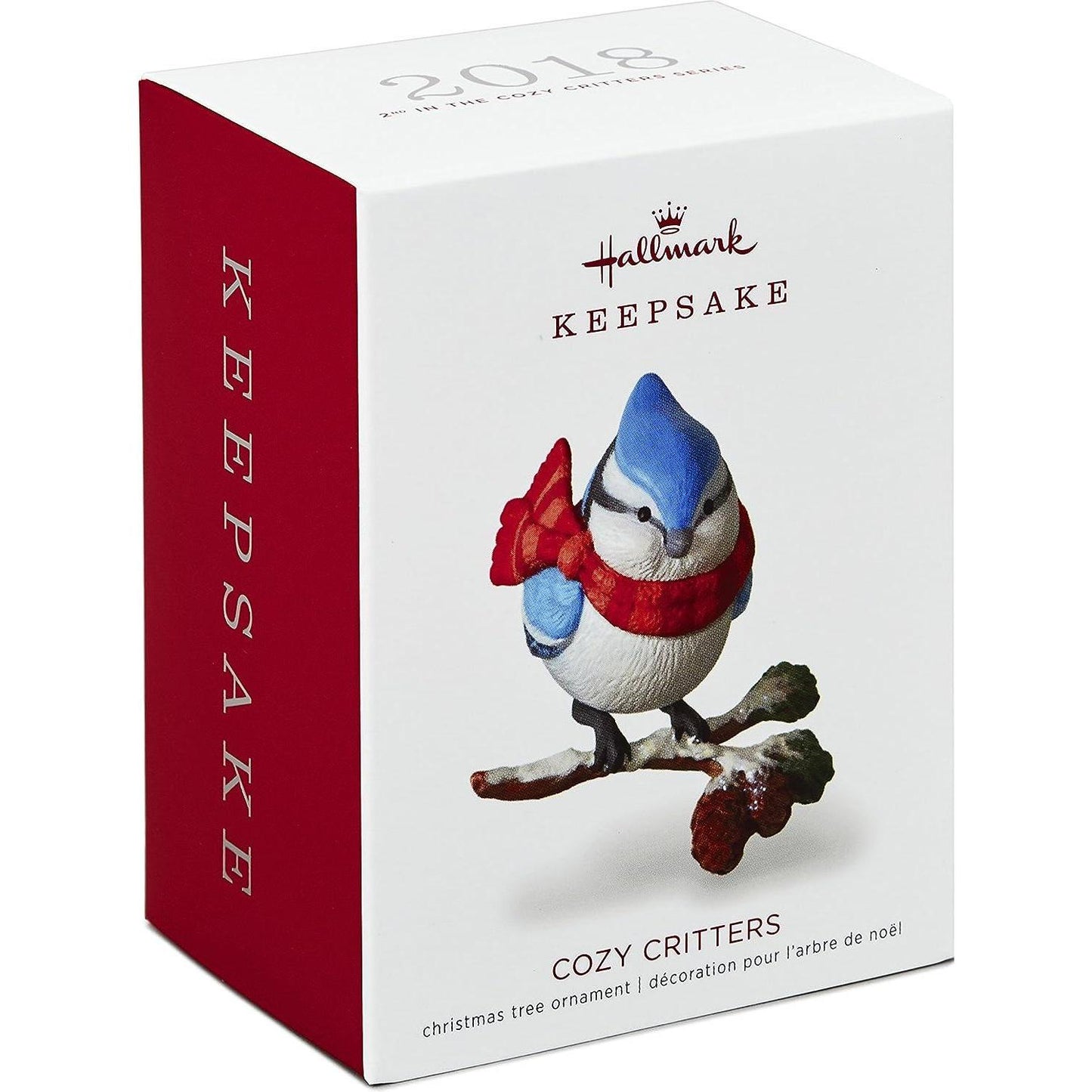 2018 Cozy Critters #2 — Blue Jay Hallmark Ornament (Cozy Critters) QX9433