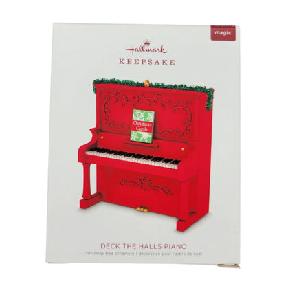 2018 Deck the Halls Piano Hallmark Ornament (Piano) QGO2196
