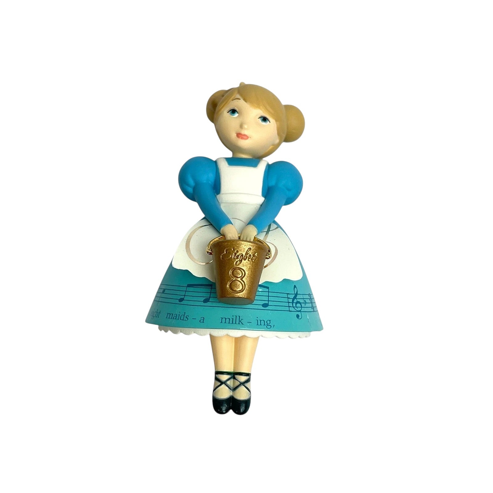 2018 Eight Maids-A-Milking Hallmark Ornament (Twelve Days of Christmas) QX9443