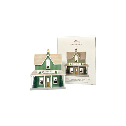 2018 Festive Firs Christmas Tree Farm Hallmark Ornament (Nostalgic Houses and Shops) QX9426 Image3