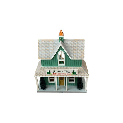 2018 Festive Firs Christmas Tree Farm Hallmark Ornament (Nostalgic Houses and Shops) QX9426 Image4