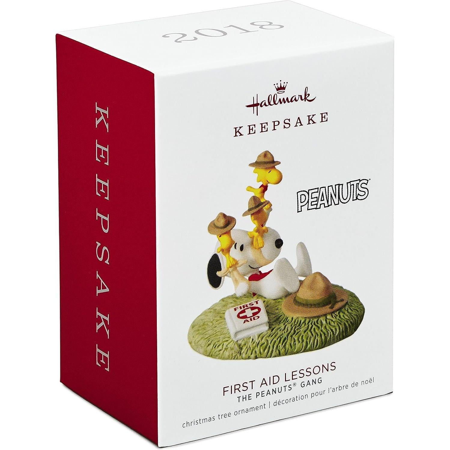 2018 First Aid Lessons Hallmark Ornament (Peanuts) QXI3366