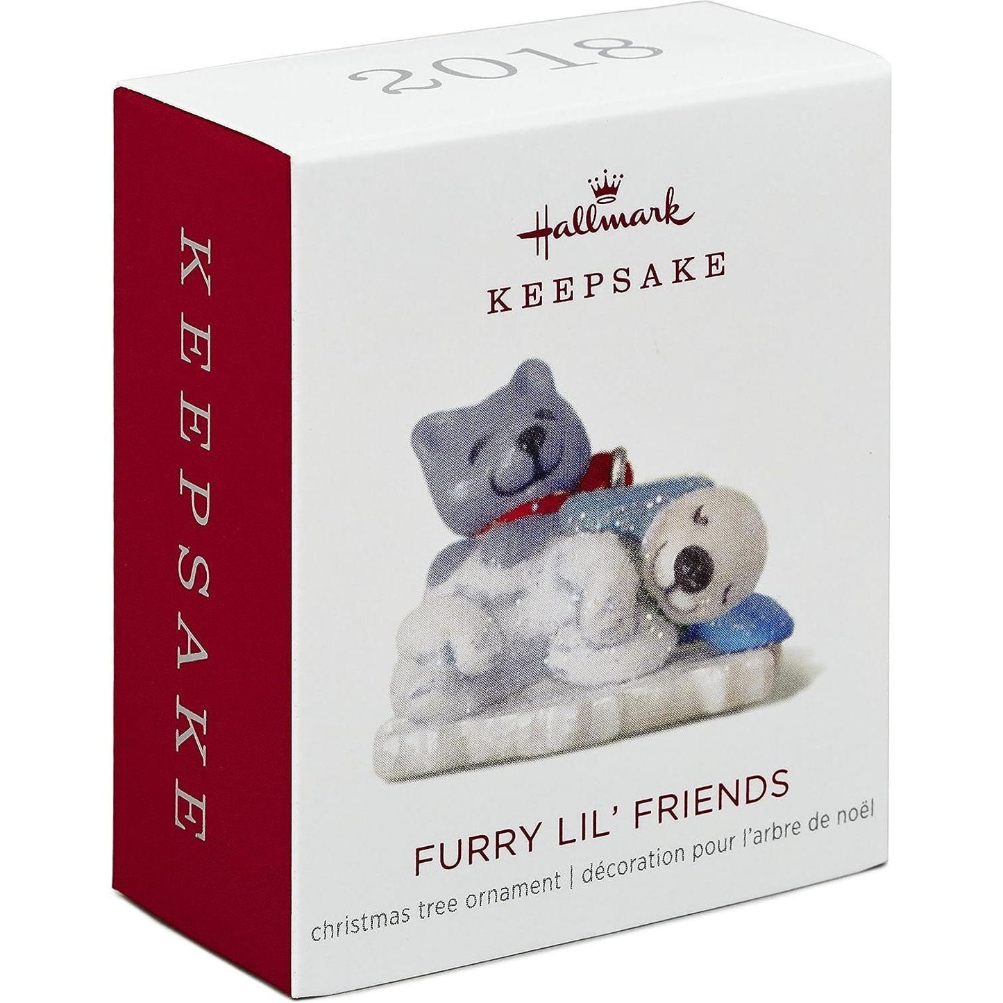 2018 Furry Lil' Friends Hallmark Ornament (Puppy) QXM8183