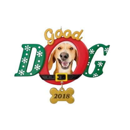 2018 Good Dog Hallmark Ornament (Photo Holder) QGO1803