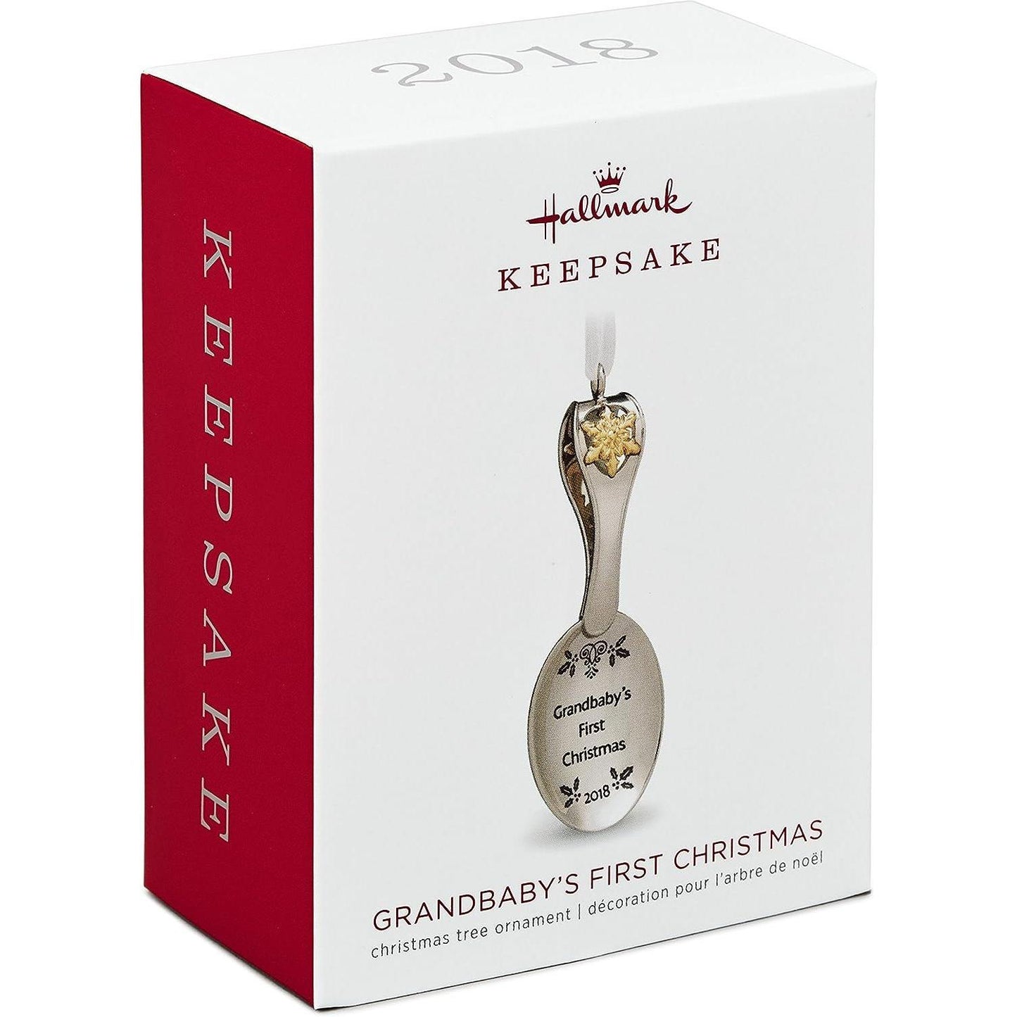 2018 GrandBaby's First Christmas Hallmark Ornament (Baby's First Christmas) QGO1716