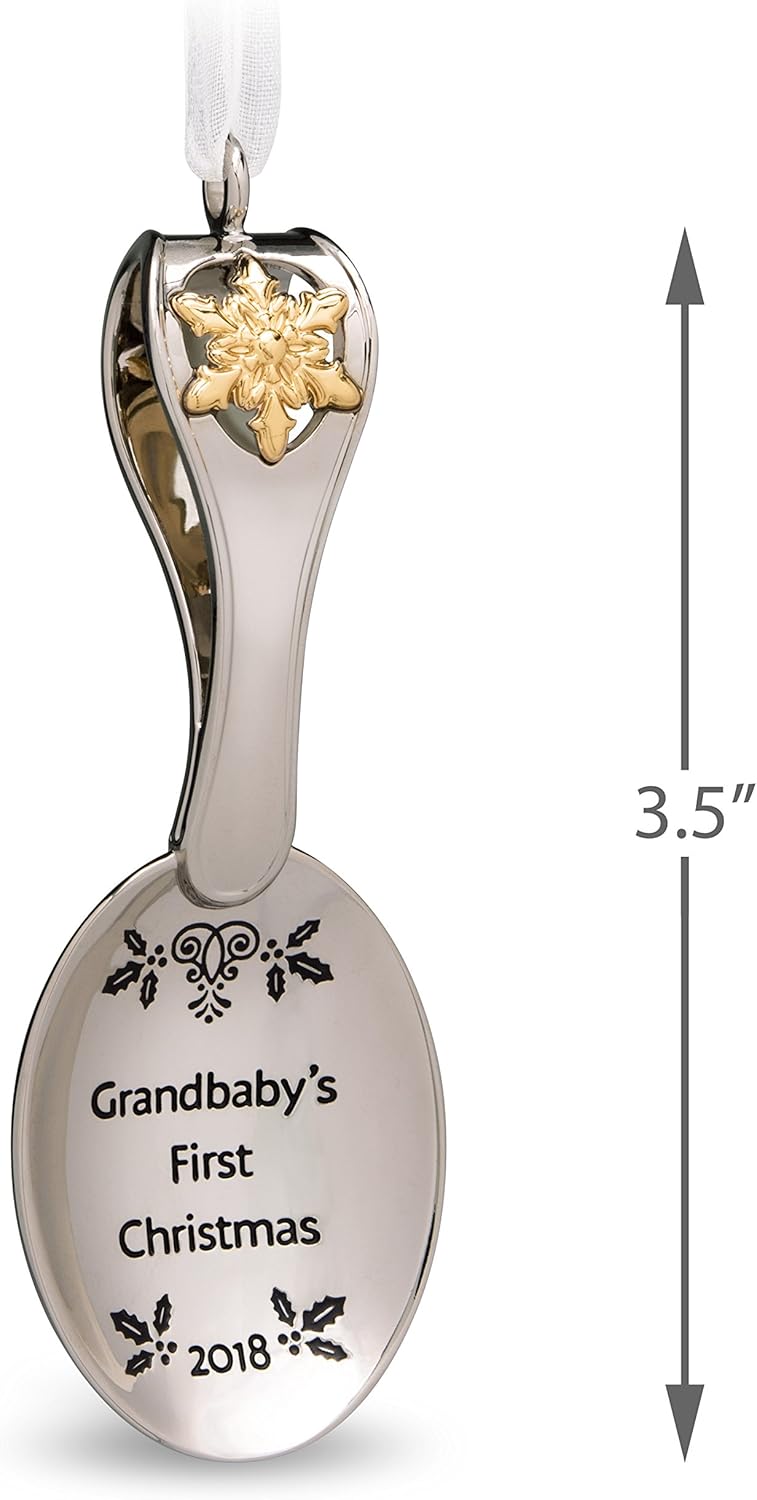 2018 GrandBaby's First Christmas Hallmark Ornament (Baby's First Christmas) QGO1716