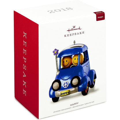2018 Happy Hallmark Ornament (Car) QGO2073