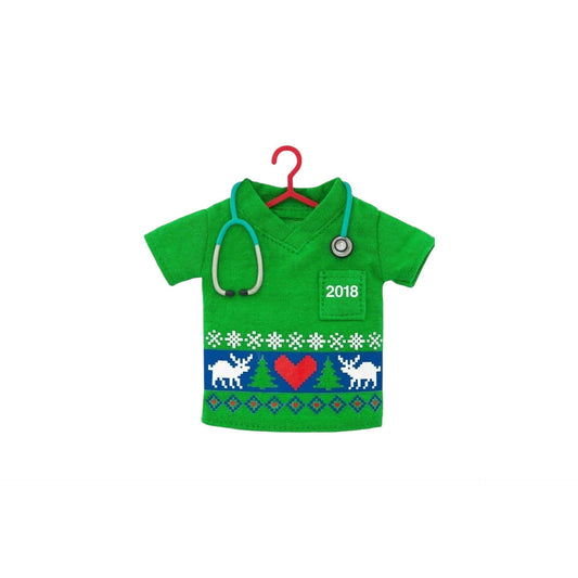 2018 Happy Holiday Scrubs (Healthcare Workers) Hallmark Ornament QGO2126 Image1