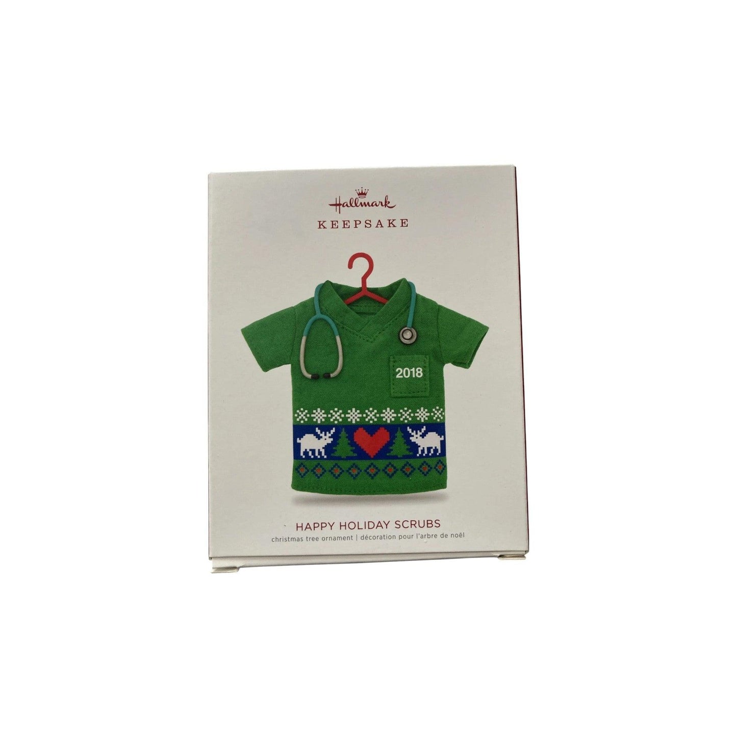 2018 Happy Holiday Scrubs (Healthcare Workers) Hallmark Ornament QGO2126 Image2