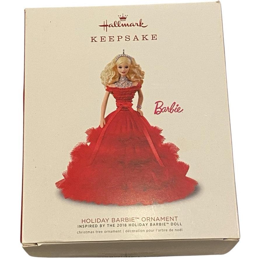 2018 Holiday Barbie Hallmark Ornament (Holiday Barbie) QX9283