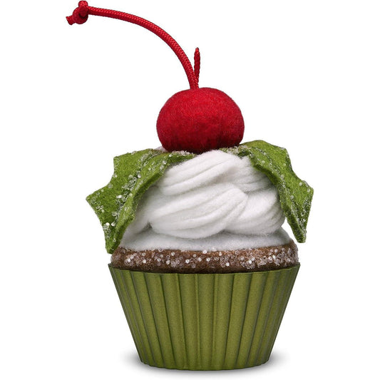 2018 Holly Jolly Delight Hallmark Ornament (Christmas Cupcakes) QX9423