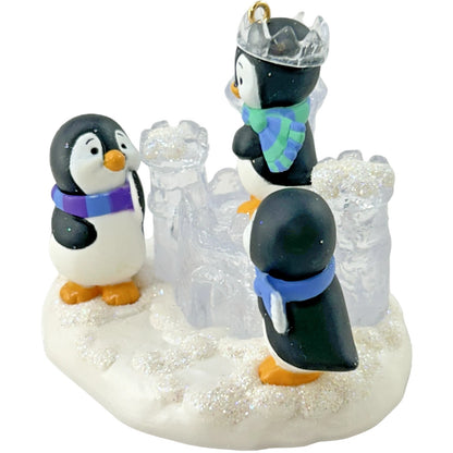 2018 Ice Castle Antics Hallmark Ornament (Kris' Penguins) QGO2086