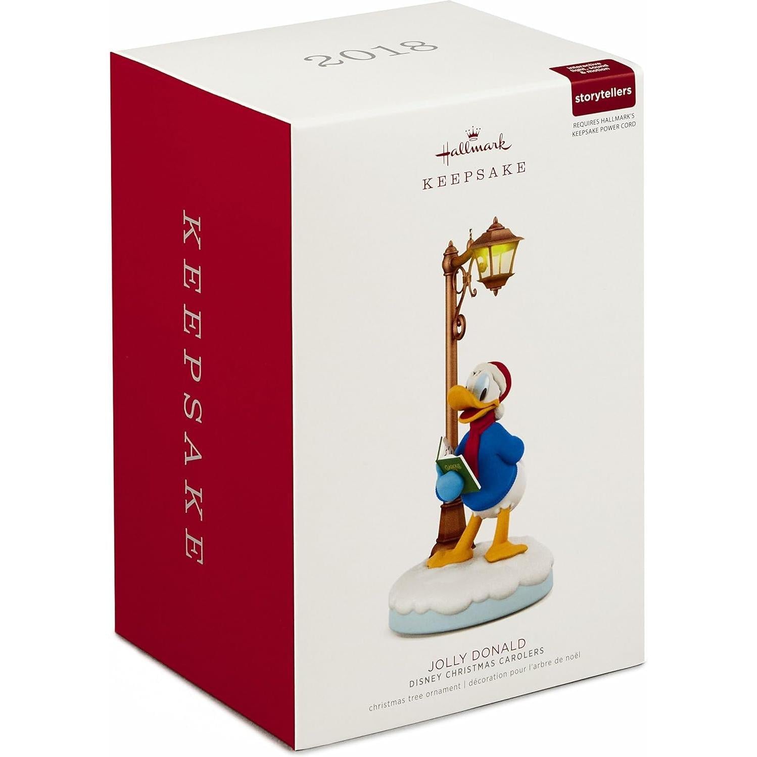 2018 Jolly Donald Hallmark Ornament (Disney Christmas Carolers) QXD6186