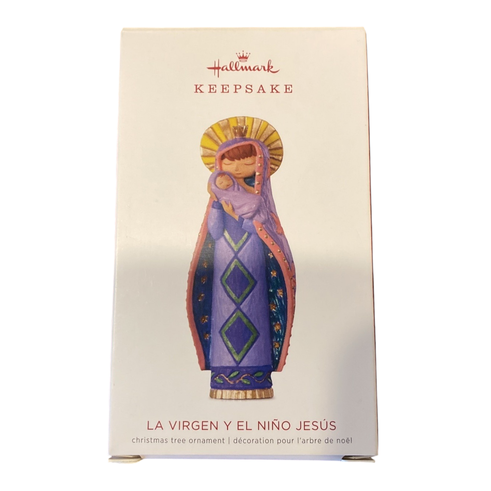2018 La Virgen Y El Nino Jesus Hallmark Ornament (Nativity) QSM7803
