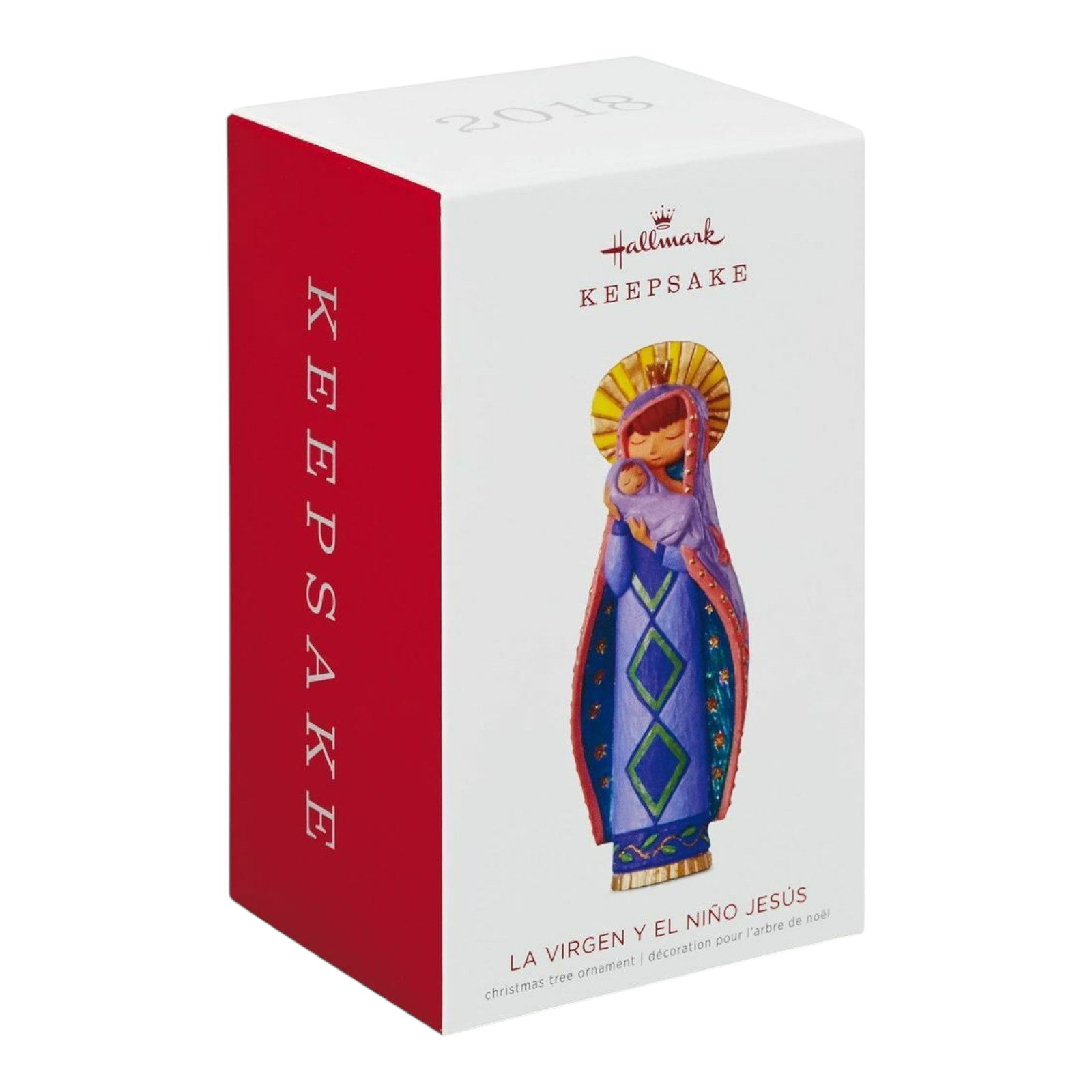 2018 La Virgen Y El Nino Jesus Hallmark Ornament (Nativity) QSM7803