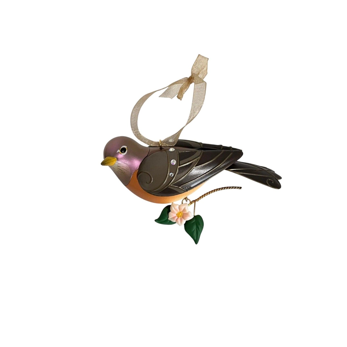 2018 Lady Robin Hallmark Ornament (Beauty of Birds) QXE3206 Image1