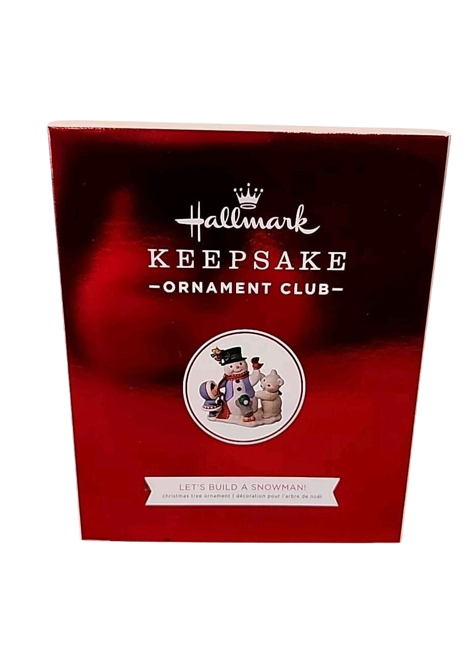 2018 Let's Build a Snowman! Hallmark Ornament (Frosty Friends) QXC5309