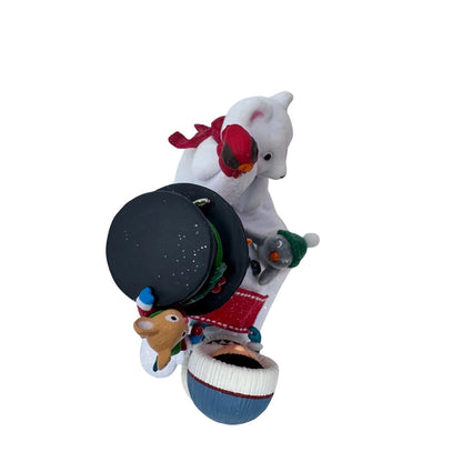 2018 Let's Build a Snowman! Hallmark Ornament (Frosty Friends) QXC5309
