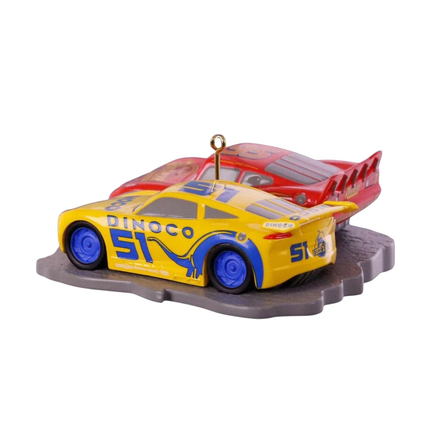 2018 Lightning Mcqueen and Cruz Ramirez Hallmark Ornament (Cars) QXD6263