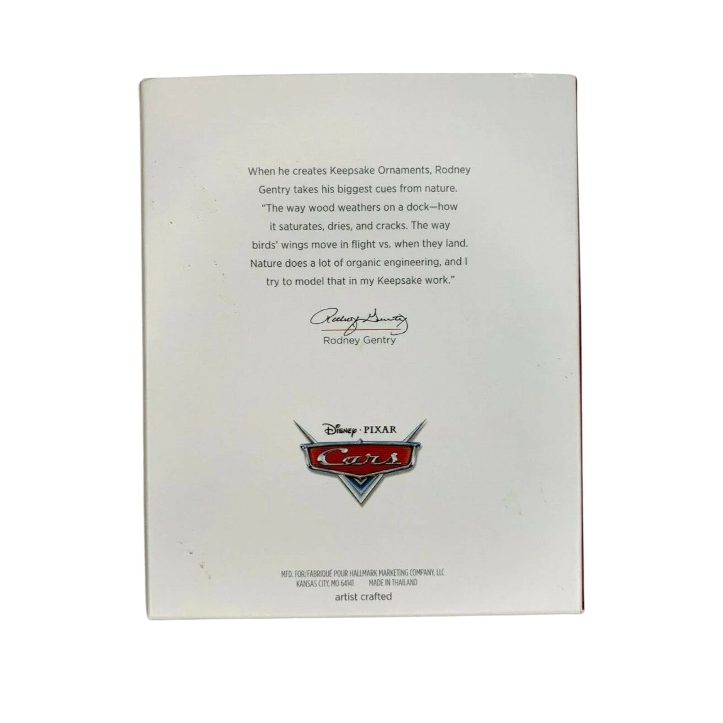 2018 Lightning Mcqueen and Cruz Ramirez Hallmark Ornament (Cars) QXD6263