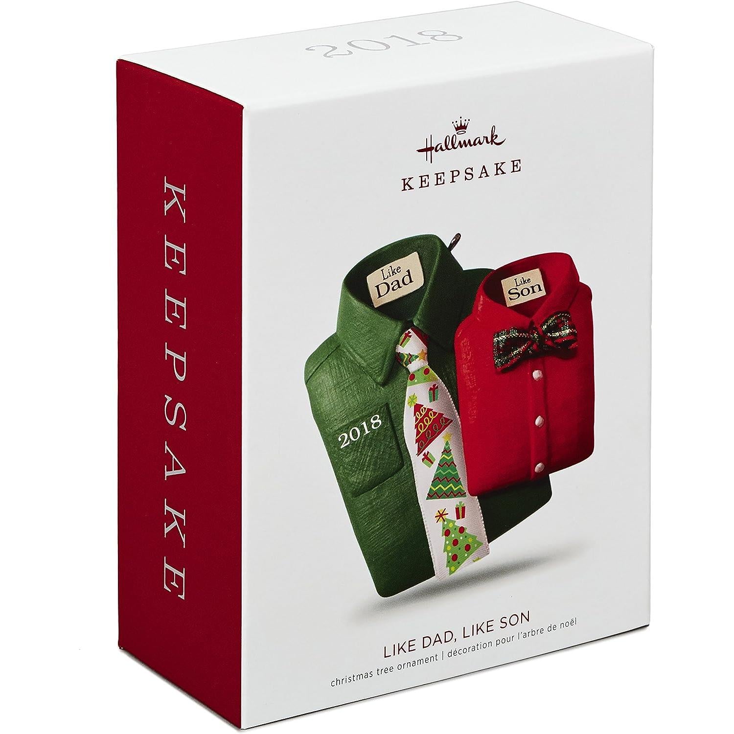 2018 Like Dad, Like Son Hallmark Ornament (Family) QG01786