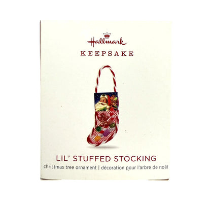 2018 Lil' Stuffed Stocking Hallmark Ornament (Stocking) QXM8193