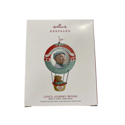 2018 Love's Journey Begins Hallmark Ornament (Baby's First Christmas) QGO1696