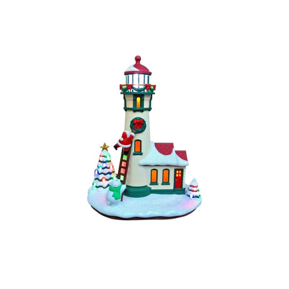 2018 Luminous Lighthouse (Lighthouse) Hallmark Ornament QFM1253 Image1