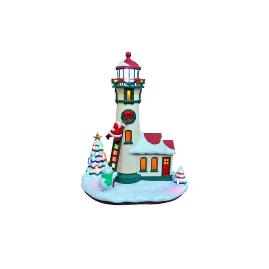 2018 Luminous Lighthouse (Lighthouse) Hallmark Ornament QFM1253 Image1