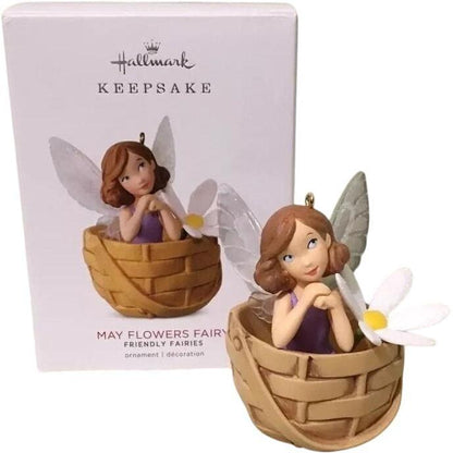 2018 May Flowers Fairy Hallmark Ornament (Friendly Fairies) QHA9139