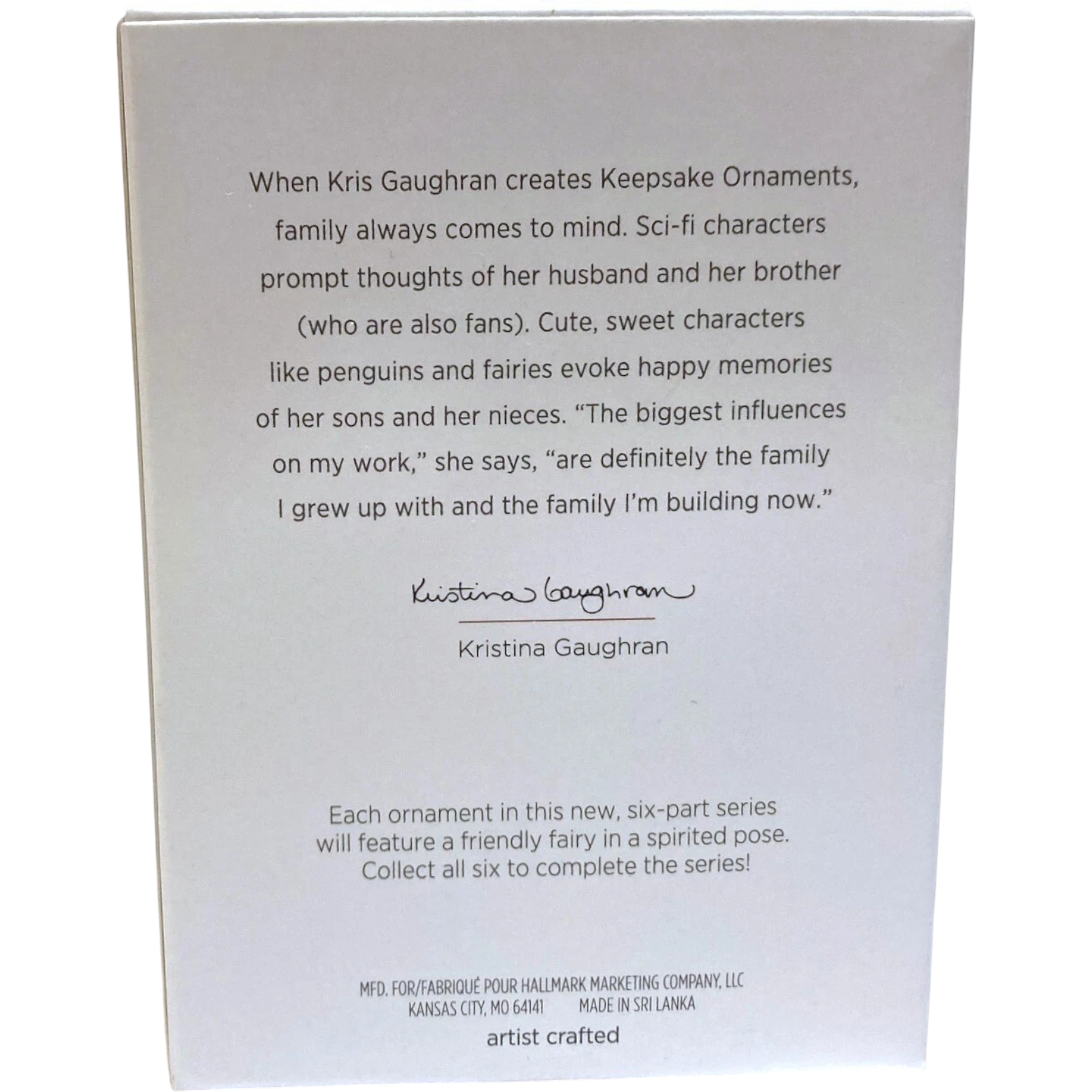 2018 May Flowers Fairy Hallmark Ornament (Friendly Fairies) QHA9139